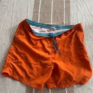 Orange Swim Trunks for Men